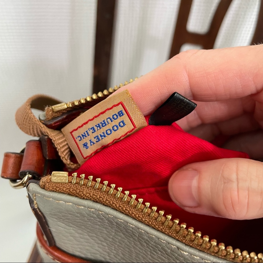 Dooney and Bourke Gray Ginger Pouchette - Picture 15 of 15